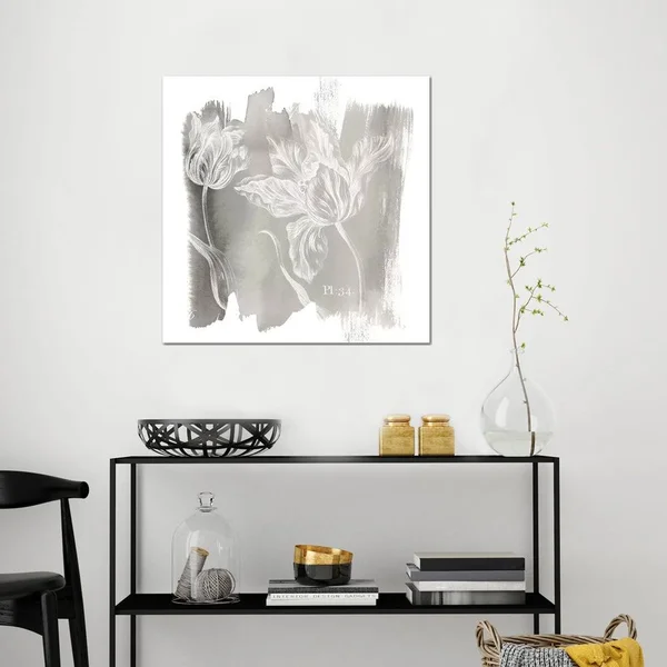 Sue Schlabach Canvas Art Picture - Neutral Water Wash I ( Floral & Botanical > Flowers art)