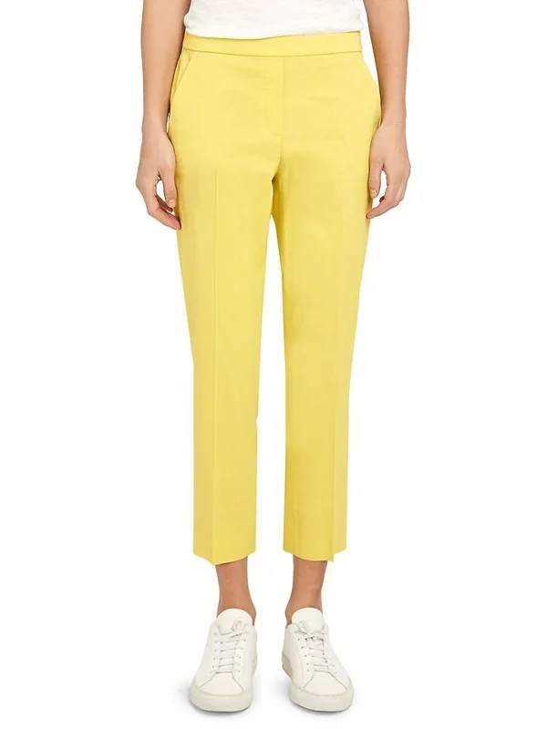 Theory Women's Treeca Pull-On Crop Pants - Sprig - Size 6