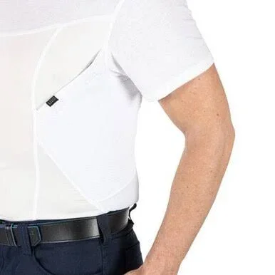 5.11 Tactical Cams Short Sleeve Baselayer, White - 41222-010-S