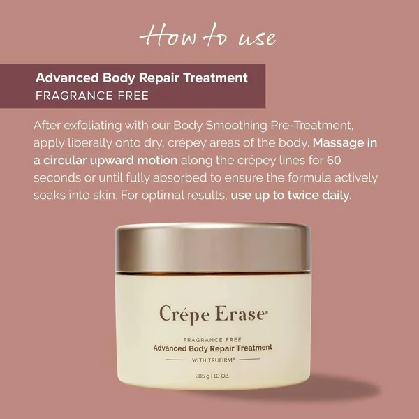 Crepe Erase Advanced Body Repair Treatment with Trufirm Complex & 9 Super Hydrators - 3.3 oz
