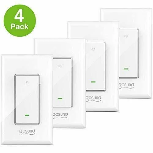 Gosund Smart Light Switch - In-Wall WiFi Switch that Works with Alexa.
