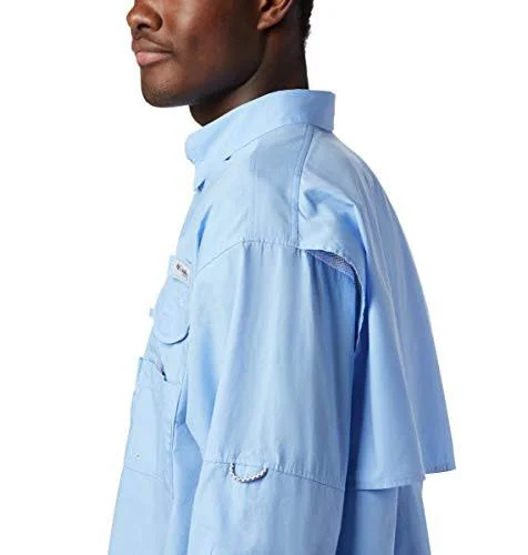 Columbia Men's PFG Bonehead Long Sleeve Shirt White Cap Xs