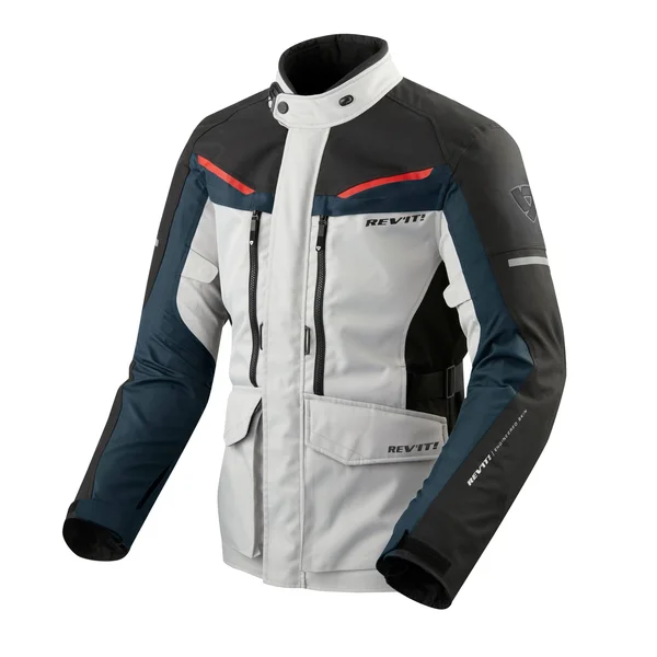 REV&IT! Safari 3 Jacket - Silver/Blue - XL