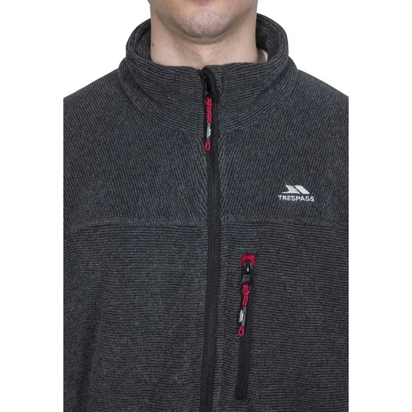 (S - Black) Trespass Mens Jynx Full Zip Fleece Jacket
