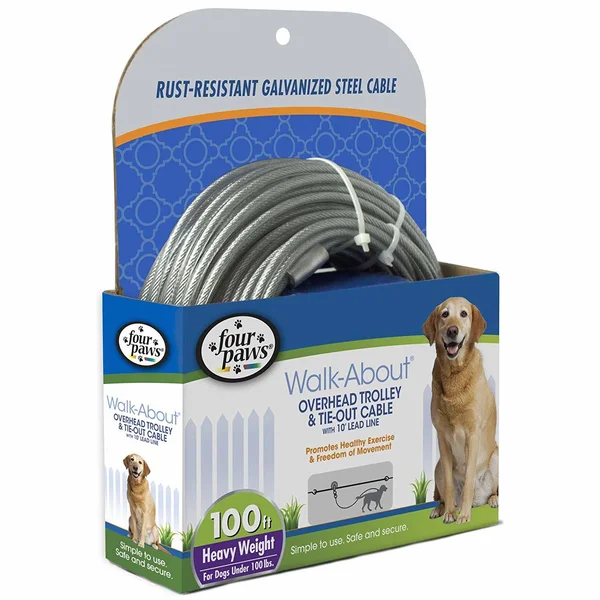 Four Paws Trolly Exerciser Heavy Weight Silver 100&