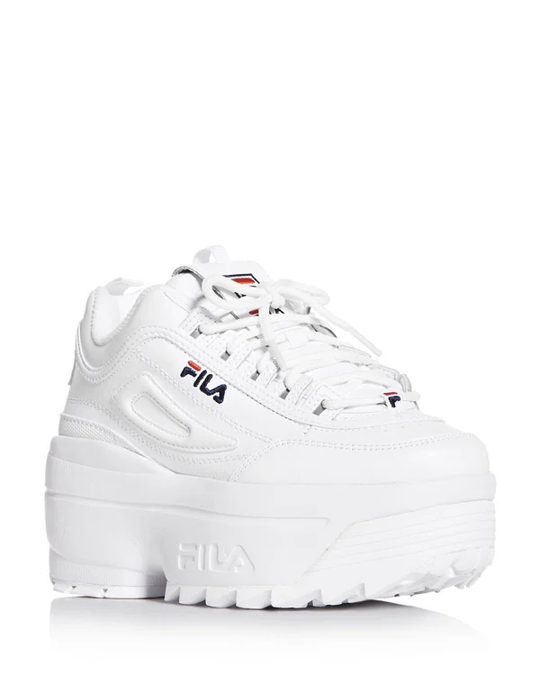 Fila Women's Disruptor II Wedge &Black - White&
