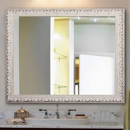 Rectangle French Victorian Wall Mirror Size: 20x22 H x 32x22 W