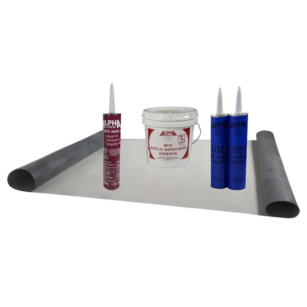 4& Wide Dicor EPDM RV Slideout Rubber Roof Kit - White