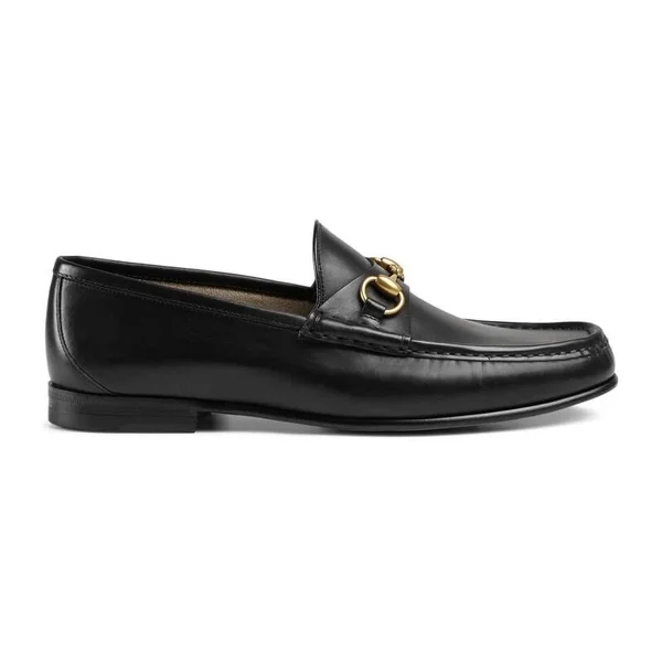Gucci - 1953 Horsebit Leather Loafer Size 12.5 US - Black, Leather