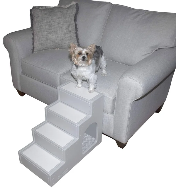 Pet Gear Pet Step IV with Den - Essential Grey