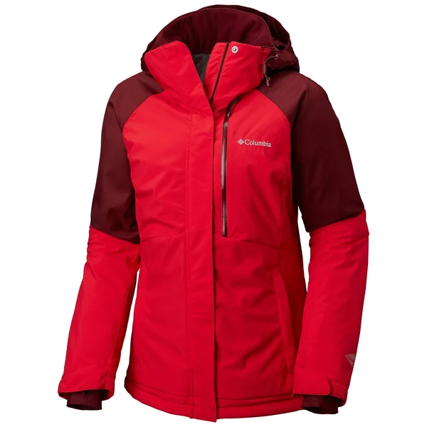 Columbia Women's Wildside Jacket - S - Rich Wine Heather/Red Mercury