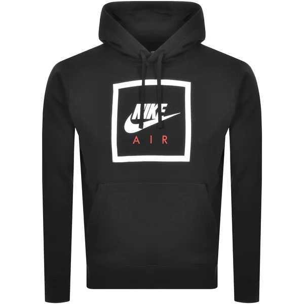 Nike Air Logo Hoodie Black