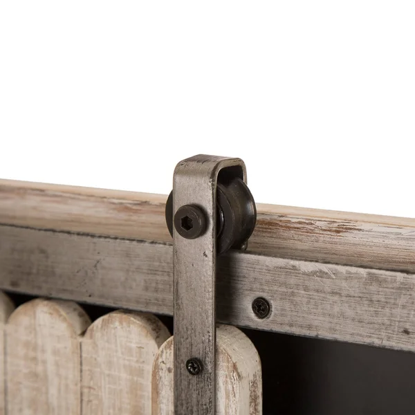 Glitzhome Farmhouse Barn Door Wooden Chalkboard Wall Decor 19.75 in