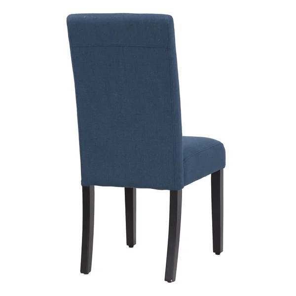 Upholstered Linen Fabric Dining Side Chair, Set of 2 - Open Gray