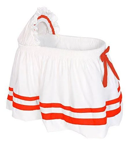 Baby Doll Bedding Modern Hotel Style II Bassinet Skirt - Lavender