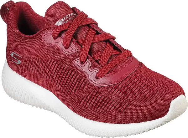 Women's Skechers Bobs Sport Squad Tough Talk Sneaker, Size: 5, Red