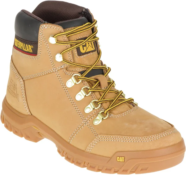 Caterpillar Men's Outline Work Boots - Honey Reset