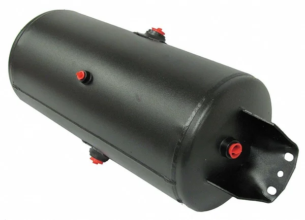Velvac 035104 Air Tank, Black Powder Coat, 125 PSI