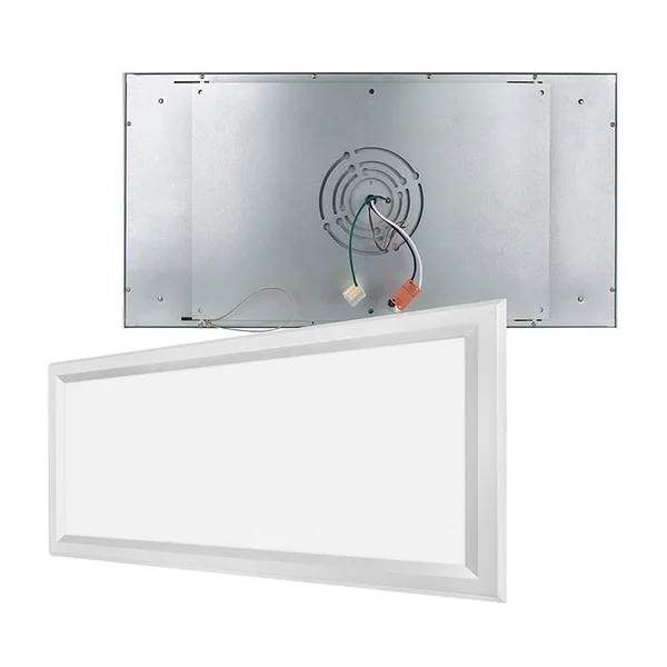 Flush Mount LED Panel Light - 1x2 - 2 - 500 Lumens - 25W Dimmable - Natural White