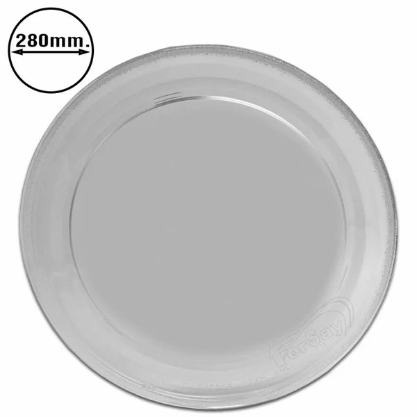 Fersay Plate Crystal Microwave Moulinex 11in Plates Microwave