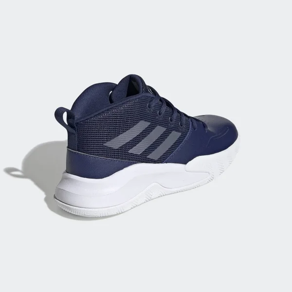 Adidas Boys& Own The Game Basketball Shoes, Wide - Blue