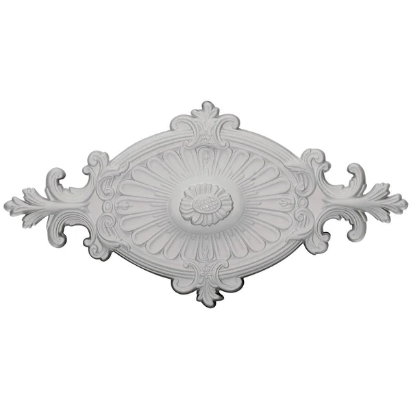 23 1/2 inchw x 12 1/4 inchh x 1 1/2 inchp Quentin Ceiling Medallion - Hand-Painted Painted Turtle