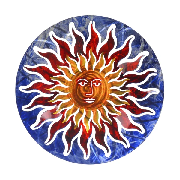 Next Innovations Sun Face Refraxions 3D Wall Art, Blue and Red