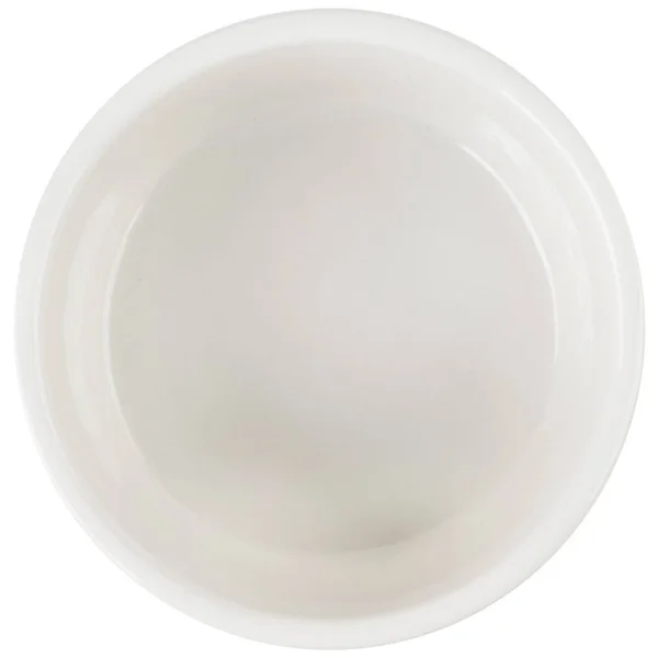 CAC RKF-18-S 18 oz. Bone White Fluted Souffle Bowl - 24/Case