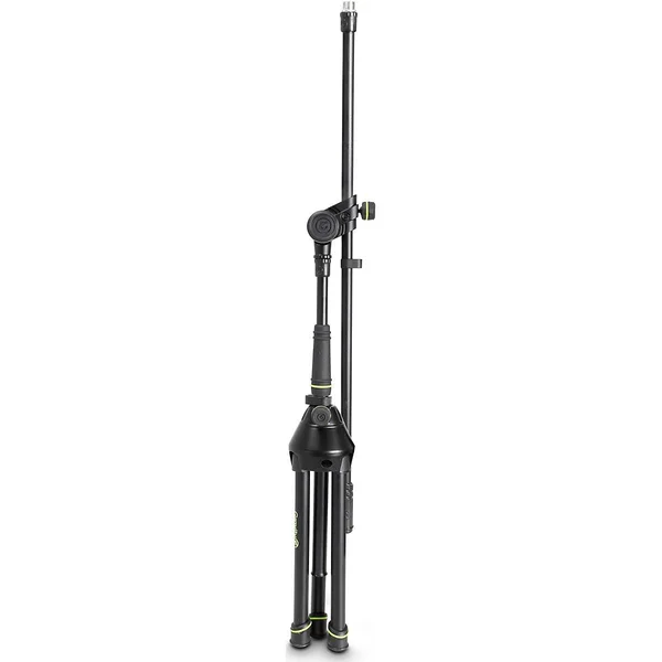 Gravity Stands Microphone Stand Short with Folding Tripod Base and 2-Point Adjustment Boom