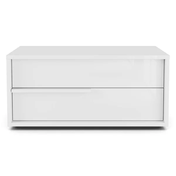 Modloft Jane Left-Facing Nightstand - Glossy White
