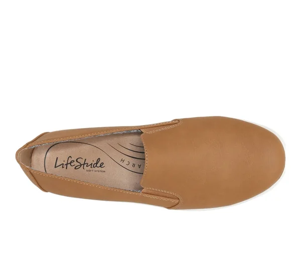 LifeStride Women's Neon Slip-On Sneakers - Tan - 10W