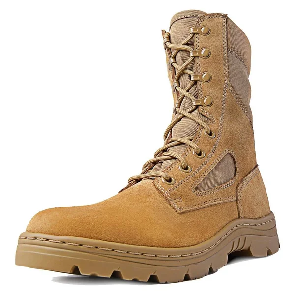 Ridge Footwear 3208 Men's Dura-Max 8x22 Suede Leather Coyote Tactical Boots