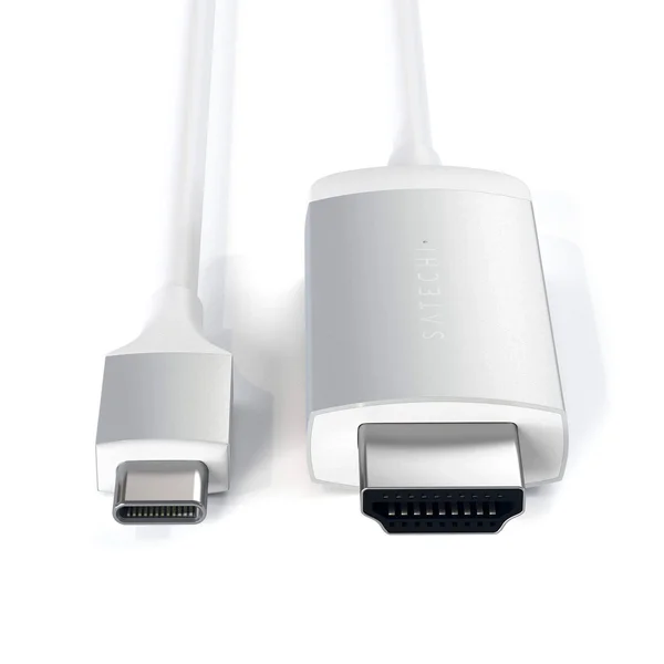 Satechi ST-CHDMIM - Video - audio cable 4K support - Space gray - 6 ft - Plug 24 pin USB-C to M 19 pin HDMI Type A