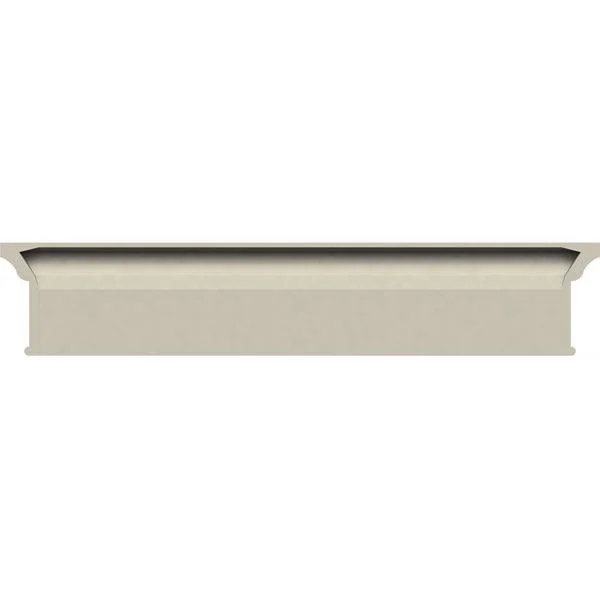 130 inch Bottom Width x 133 1/8 inch Top Width x 6 1/8 inchh x 1/2 inchp Craftsman Crosshead