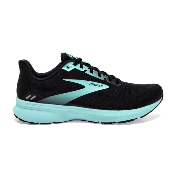 Brooks Women's Launch 8 - Black - Ebony, Blue Tint