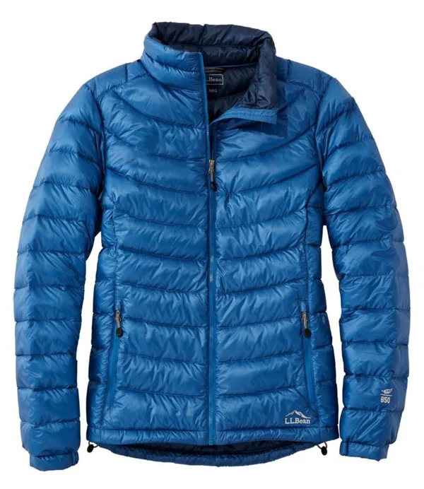 Women's Ultralight 850 Down Jacket Blue Medium, L.L.Bean