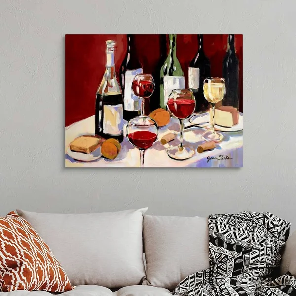 Wine Tasting - Canvas Wall Art, 40x30, Great Big Canvas