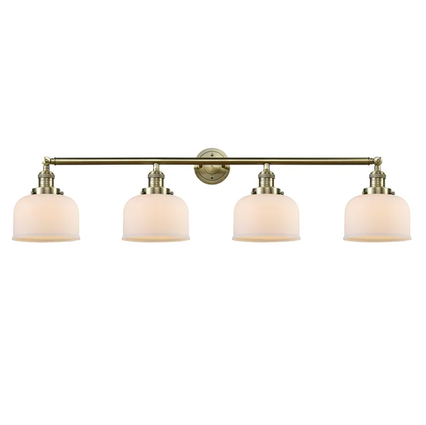 Innovations Lighting Large Bell 4 Light Bath Vanity Light 215 Bab S G78 (Antique Brass)