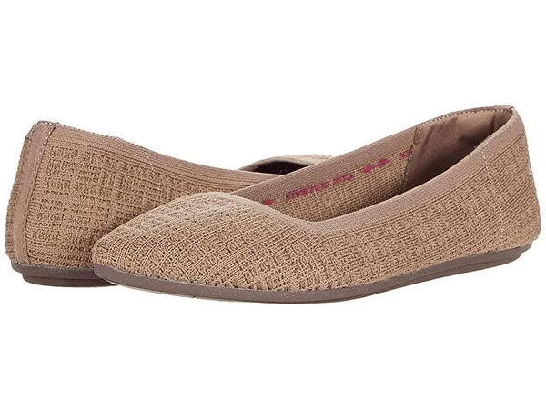 Skechers Women's Cleo Point Shoe, Mocha, 7.5