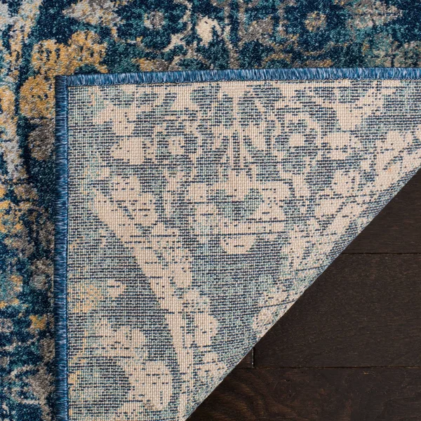 Safavieh EVK517D Evoke Navy, Creme Area Rug - 4& x 6&