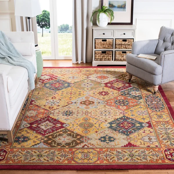 Safavieh Heritage HG512B 2&3x22 x 6&0x22 Runner Multi, Red Area Rug