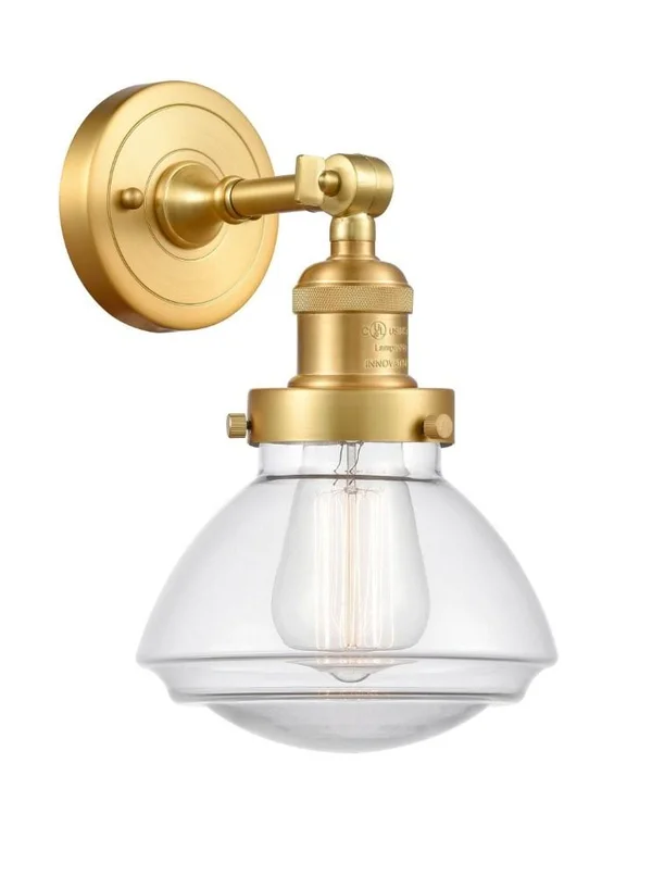 Innovations Lighting-Olean 1 Light Sconce-203-PN-G322-LED (Polished Nickel)