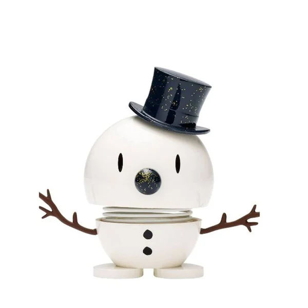 Hoptimist - Small Snowman - White, Blue