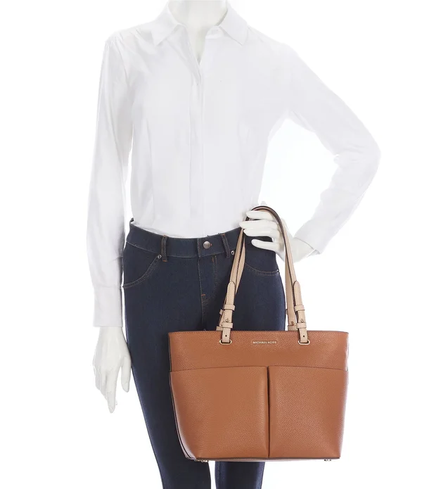 Michael Kors Bedford Pebble Leather Pocket Tote