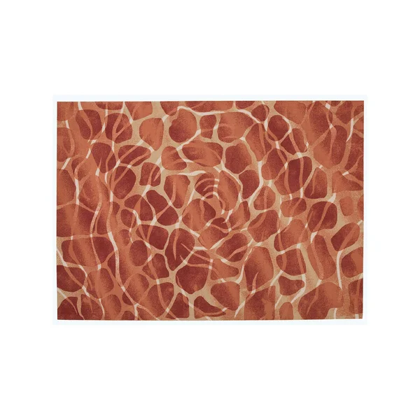 Nourison Coastal Area Rug, Orange, 7&9x22 x 10&10x22