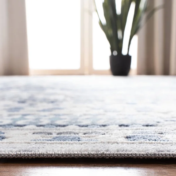 Safavieh Aria Vintage - Grey/Cream Rug - 6&7x22 x 6&7x22 Square, Gray