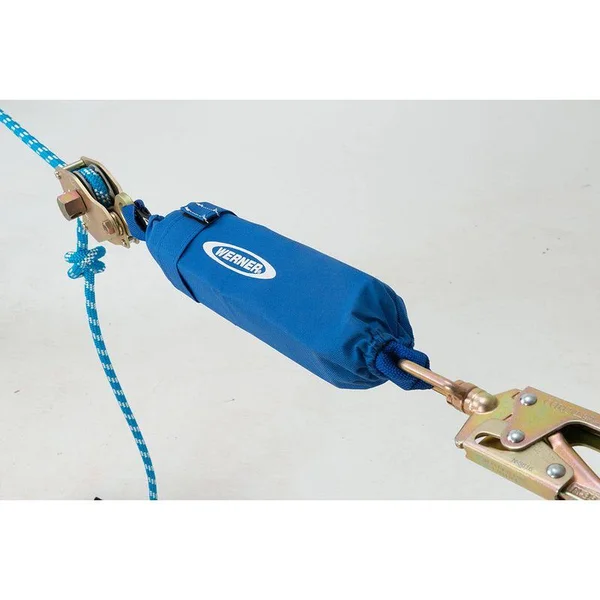 Werner L102030 30ft 2-Man Rope Horizontal Lifeline System, Cross-Arm Strap, Ratchet Tensioner