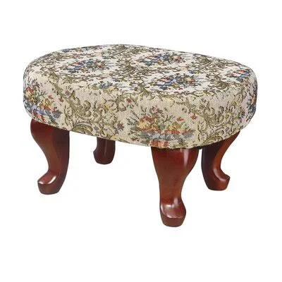 Aariz Solid Wood Accent Stool Charlton Home