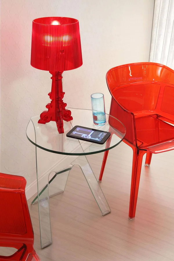 Zuo Modern Journey Side Table Clear Glass