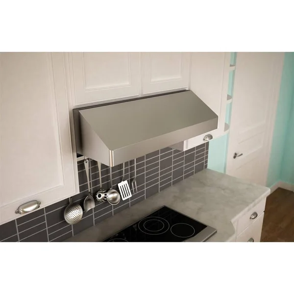 AK7136AS - Zephyr Power Gust 36x22 Under Cabinet Range Hood - 400 CFM